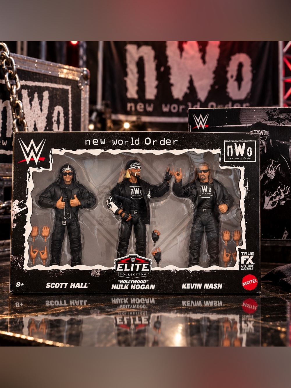 WWE Elite nWo 3 Pack Hulk Hogan Scott Hall Kevin Nash Mattel